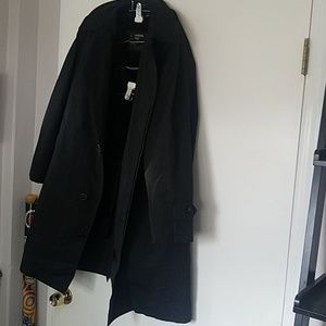 London Fog Men's Button Down Trench Coat Jacket